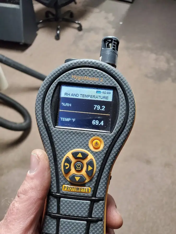 Moisture meter humidity assessment for Fire & Smoke Damage Restoration in Stockton