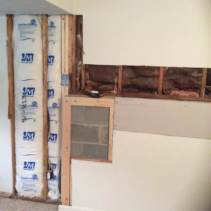 Wall insulation replacement during Structural Drying in Stockton